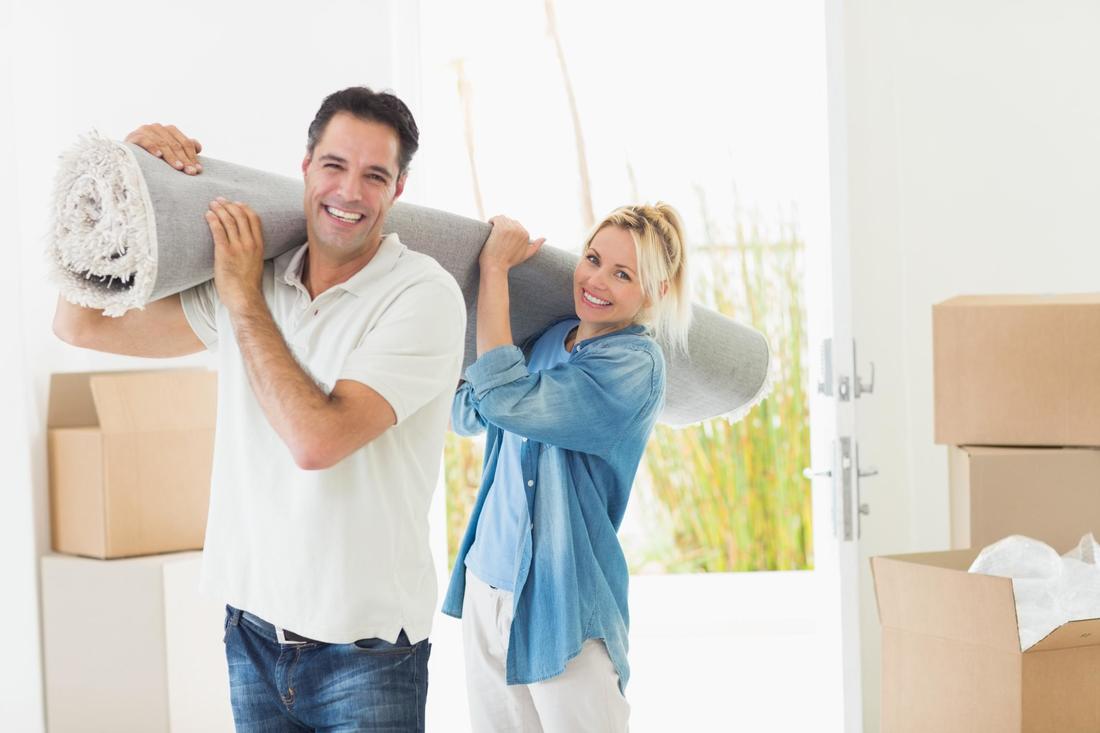 This is a picture of couple ready for moving.